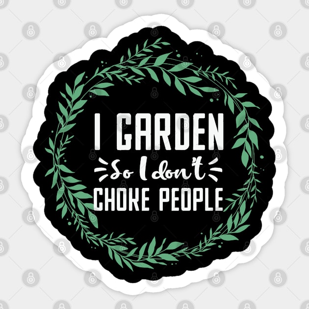 Funny Gardening Gift for Women Gardening Sticker by ssflower